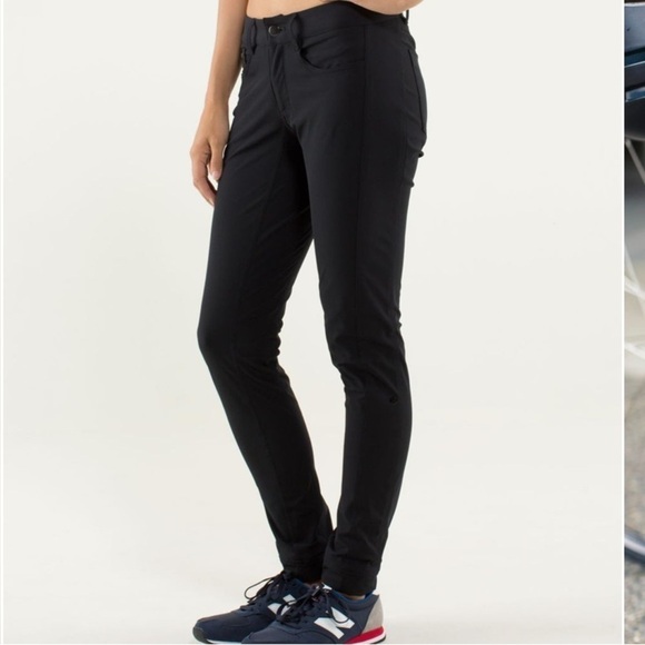 Lululemon Black Urbanite Pant Commuter Bike Rider - Picture 3 of 16